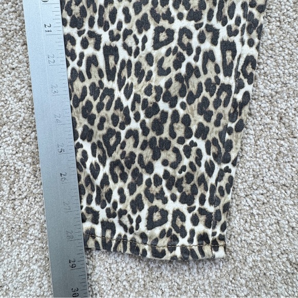 American Eagle Hi Rise Jegging pants Animal Print Brown Beige Women’s Size 24 R - Picture 7 of 16